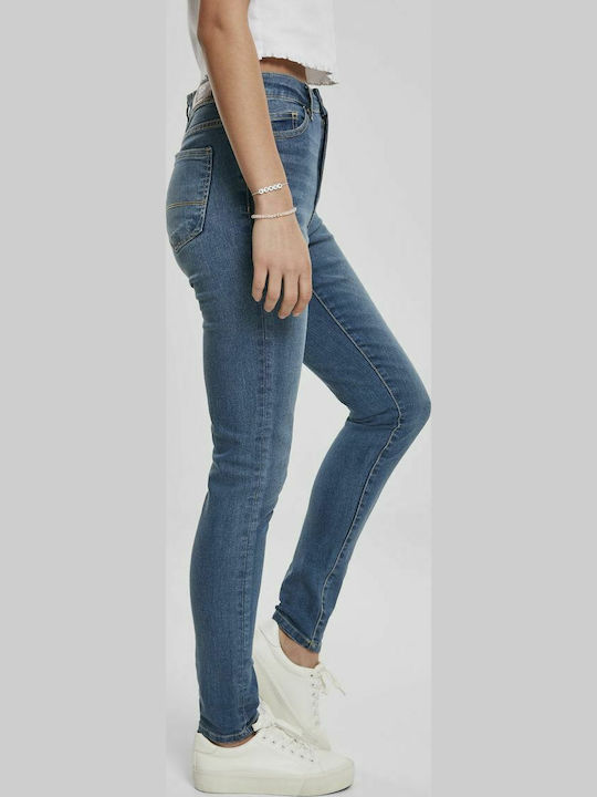 Talie înaltă Blugi de damă cu croială slim Midnight Stone Wash