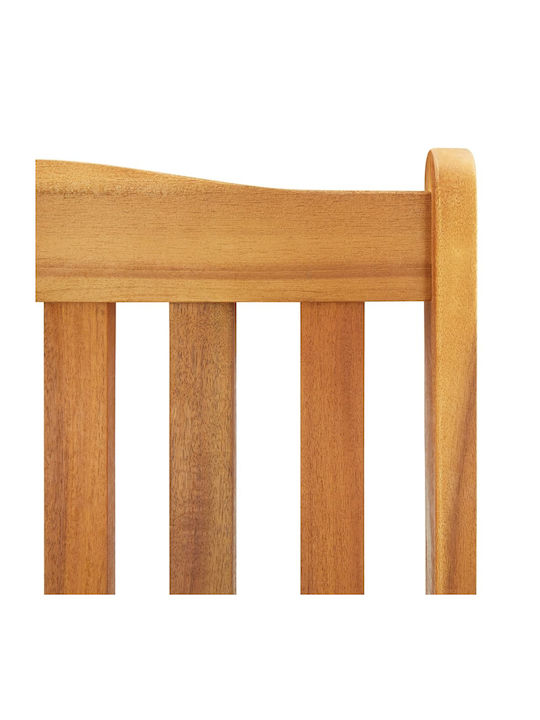 Πολυθρόνα Κουνιστή Ακακίας / Κρεμ 57x100x117cm