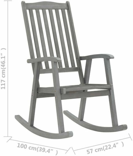 Люлеещ се Фотьойл Grey / Charcoal 57x100x117см