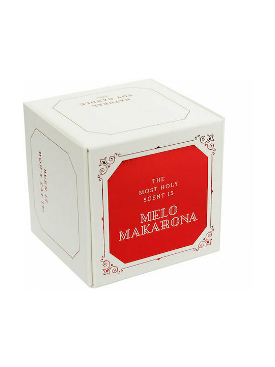 Laouta Natural Products Aromatisches Soja-Kerze Laouta in Gefäß mit Melomakarono Parfüm 250gr
