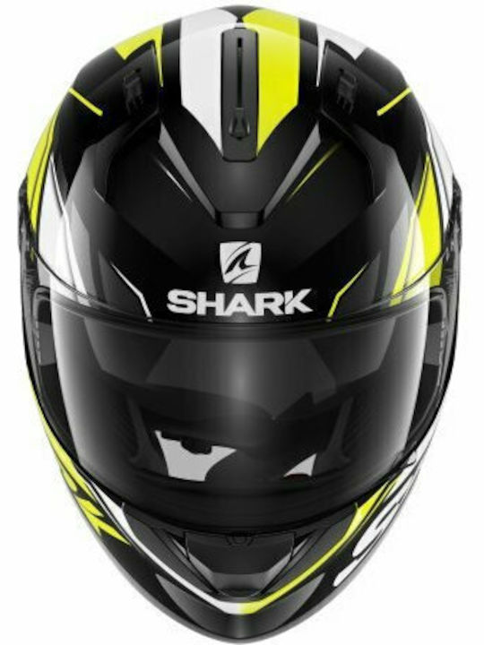 Shark Ridill 1.2 Phaz Black/Yellow/White Κράνος Μηχανής Full Face με Sunvisor
