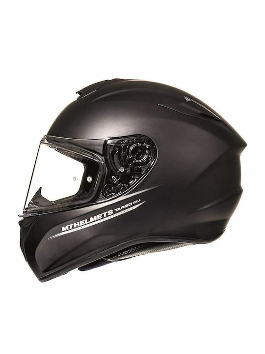 MT Targo Solid A1 Matt Black Κράνος Μηχανής Full Face ECE 22.05 / DOT 1450gr
