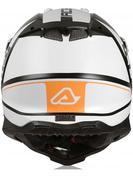 Acerbis X-Track VTR White/Black Κράνος Μηχανής Motocross ECE 22.05