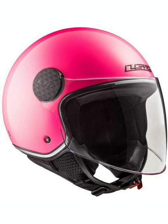 LS2 Sphere Lux OF558 Fluo Pink Κράνος Μηχανής Jet ECE 22.05 1000gr