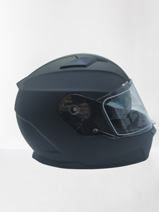 Faseed FSD 817 Full Face Helmet with Sun Visor 1500gr Black Matt