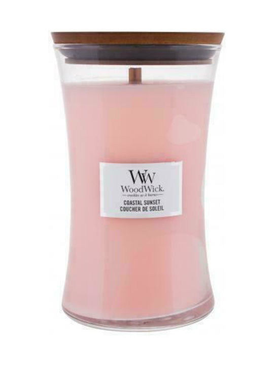WoodWick Aromatic Candle in Jar with Coastal Sunset Perfume 610g
