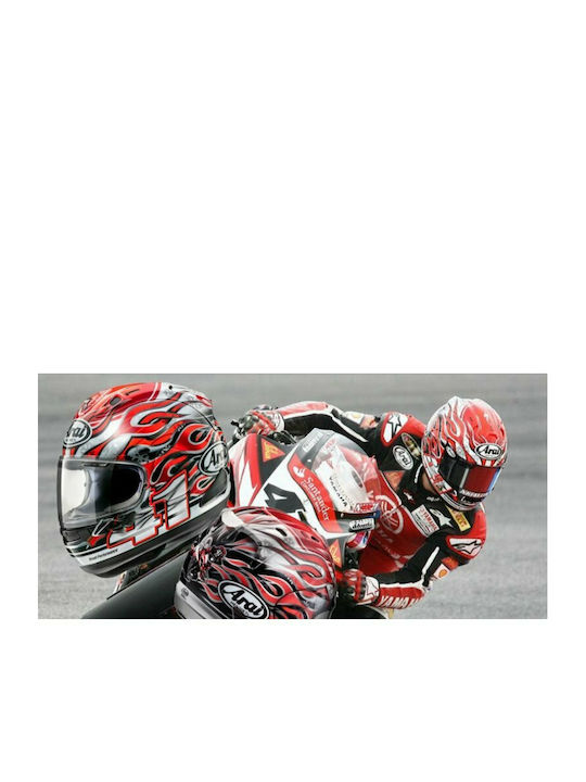 Arai RX-7V Noriyuki Haga Replica Motorcycle Helmet Full Face ECE 22.05 with Pinlock
