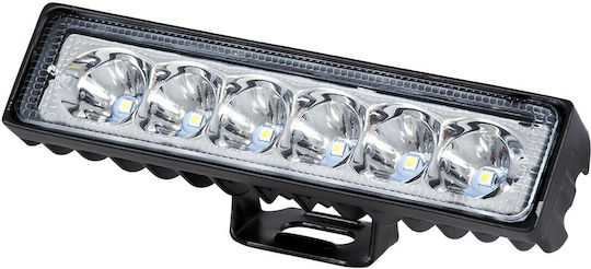 GloboStar PRO Series Waterproof Daytime Running Lamps Car in Bar Shape LED Universal 10 - 30V 18W 14.7cm with White Lighting 1pcs