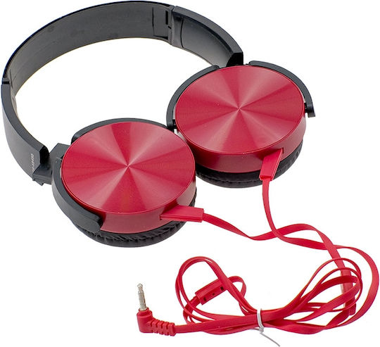 On Ear Extra Bass Kabelgebunden Am Ohr Kopfhörer Rot