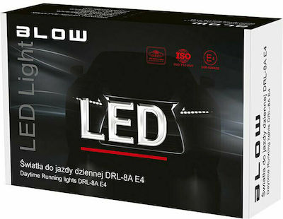 Φώτα Ημέρας Αυτοκινήτου LED Universal 12V 1W 2τμχ