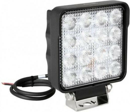 Lampa WL-6 Squareς Waterproof Headlights Car LED Universal 9 - 32V 18W 11.2cm with White Lighting 1pcs