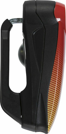 Abus Detecto 7000 RS1 Motorcycle Disc Brake Lock with Alarm in Red 237000RS1