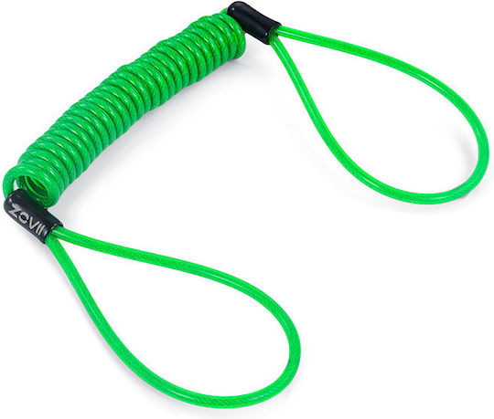 Zovii Fluo Motorcycle Lock Reminder Cable in Green