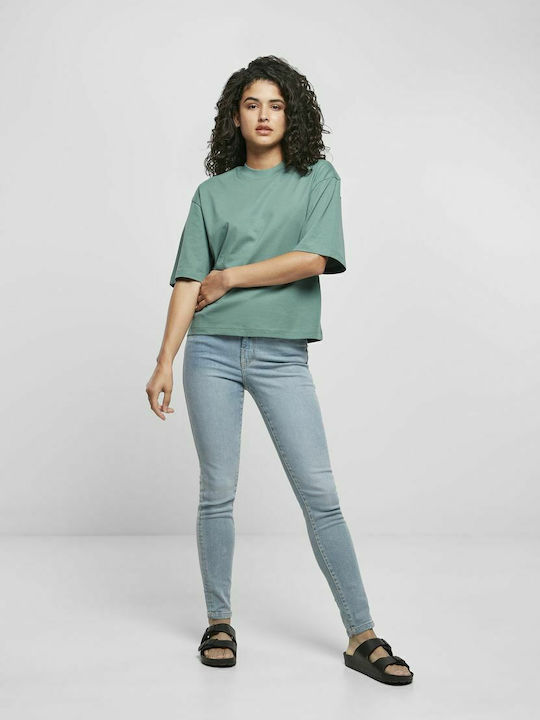 Women's Oversized T-shirt Pale Leaf