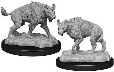 WizKids Pathfinder Deep Cuts Unpainted Miniature Hyenas Figurine Neterminate 90271