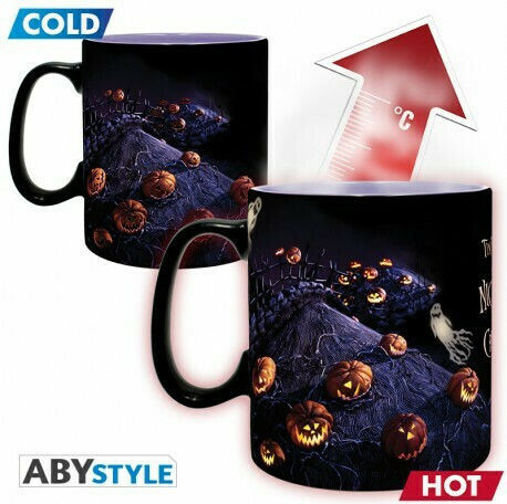 Abysse Disney - Nightmare Before Xmas Heat Change Mug Ceramic Black 460ml