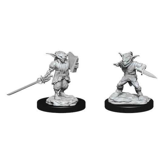 WizKids Dungeons & Dragons Nolzur's Marvelous Miniatures Male Goblin Rogue & Female Goblin Bard Unpainted Figure