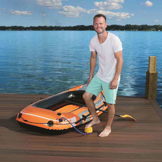 Bestway Kondor 2000 Kids Inflatable Boat Orange with 2 Oars and Pump 188x98cm