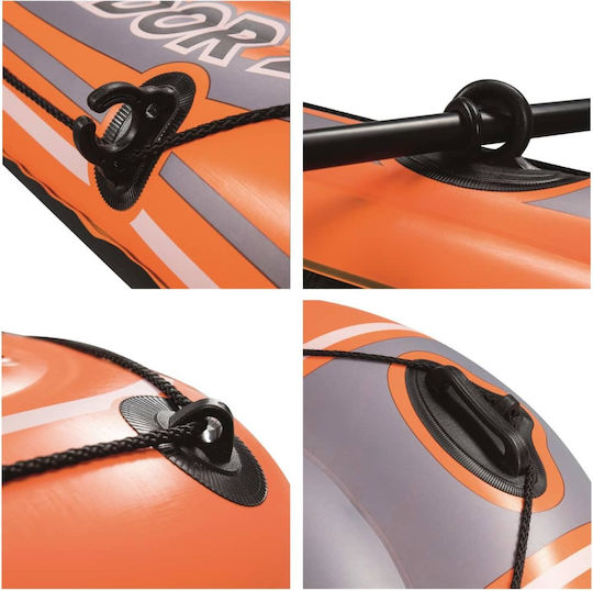 Bestway Kondor 2000 Kids Inflatable Boat Orange with 2 Oars and Pump 188x98cm