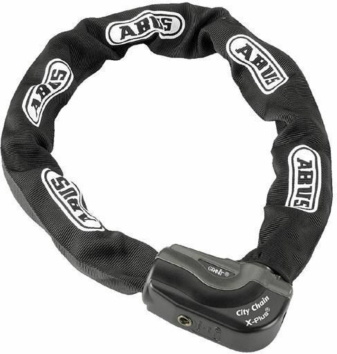 Abus CityChain X-Plus 1060 Αντικλεπτική Αλυσίδα Μοτοσυκλέτας με Κλειδαριά και Μήκος 170εκ. Μαύρο Χρώμα