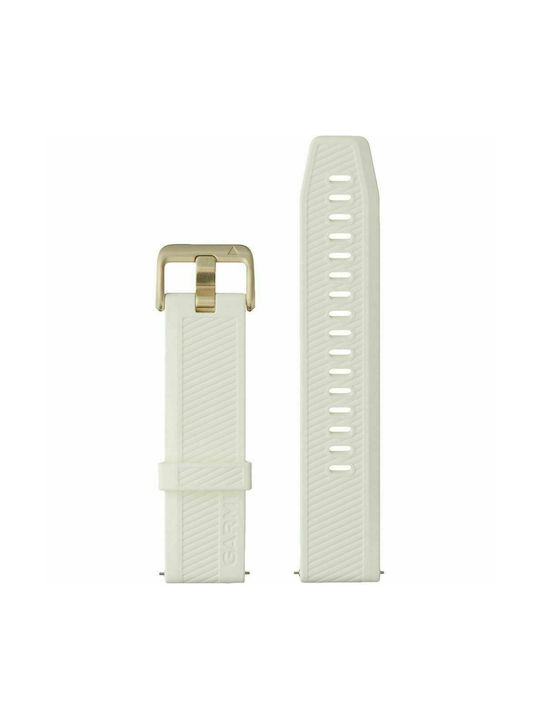 Garmin Armband White with Light Gold Hardware (Vivomove HR) Garmin Armband White with Light Gold Hardware (Vivomove HR)