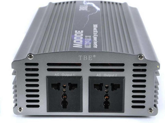 Factory TBE Inverter Αυτοκινήτου Τροποποιημένου Ημιτόνου 3000W για Μετατροπή 24V DC σε 220V AC
