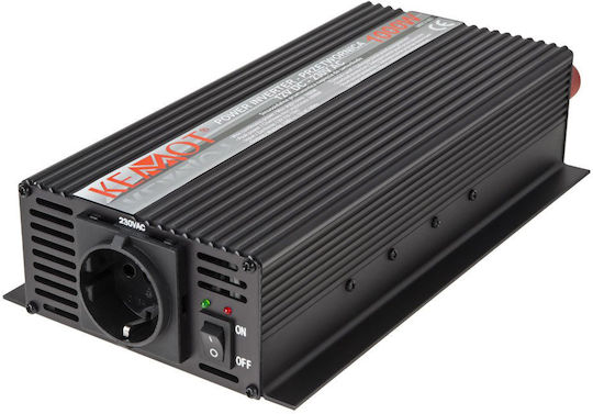 Kemot URZ3166 Invertor Auto Modificat Sine Wave 1000W pentru Convertirea 24V DC în 230V AC