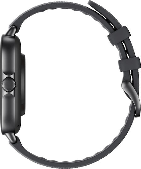 Amazfit GTS 3 Aluminium 43mm Waterproof Smartwatch with Heart Rate Monitor (Graphite Black)