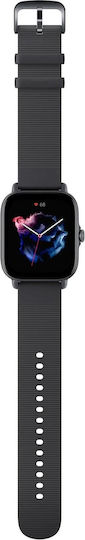 Amazfit GTS 3 Aluminium 43mm Waterproof Smartwatch with Heart Rate Monitor (Graphite Black)