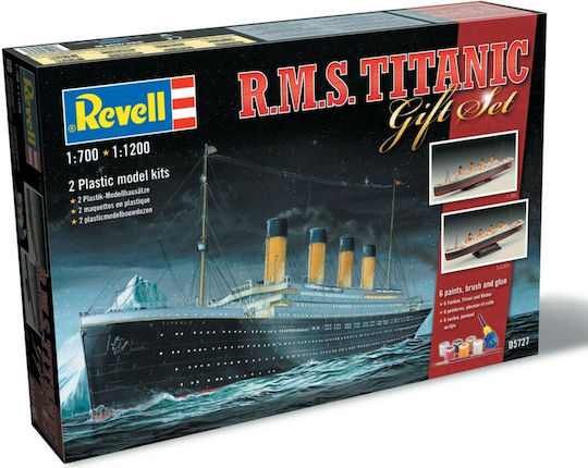 Revell Titanic Φιγούρα Μοντελισμού Πλοίο 172 Κομματιών σε Κλίμακα 1:400 με Κόλλα και Χρώματα 51x36x8.5εκ.