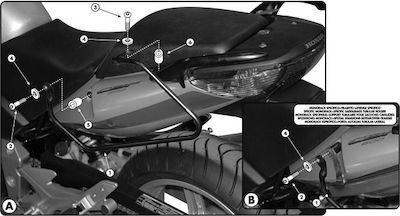 Givi Suporturi laterale pentru Honda CB 600 - CB 600 /CBF 600N 04-12