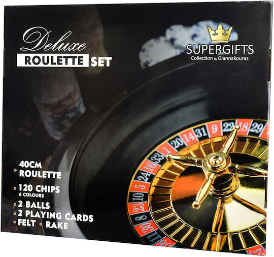 Roulette Plastic Black 40x40cm 7pcs