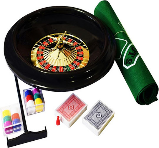 Roulette Plastic Black 40x40cm 7pcs