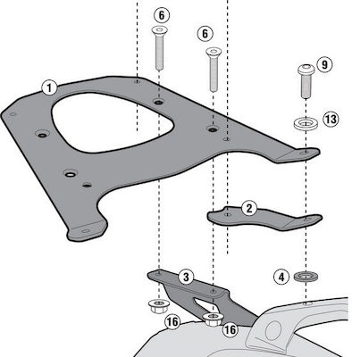 Givi Σχάρα BMW C 600 Sport 2012-2015