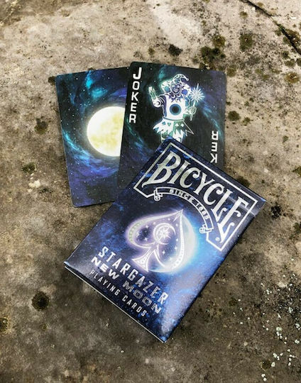Bicycle Stargazer New Moon Συλλεκτική Τράπουλα Χάρτινη Μαύρη