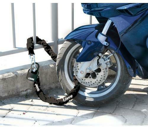 Lampa C-Lock 150 Plus 150cm Motorcycle Anti-Theft Chain with Lock in Black