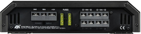 Esx Horizon HXE100.4 Ενισχυτής Αυτοκινήτου 4 Καναλιών (Κλάση A/B)