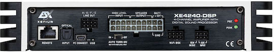 Esx Xenium XE4240-DSP Ενισχυτής Αυτοκινήτου 4 Καναλιών (Κλάση D)