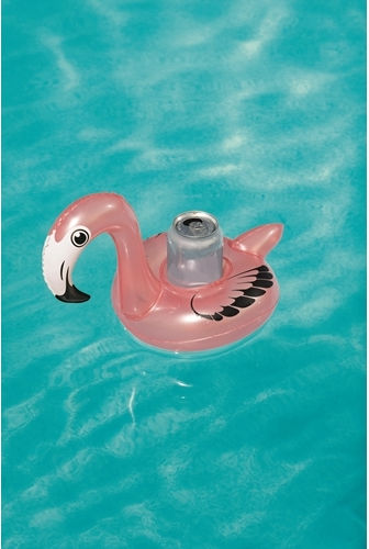 Bestway Φουσκωτή Θήκη Ποτού Flamingo Ροζ