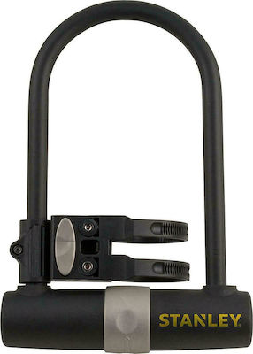 Stanley L25xW14cm Motorcycle Shackle Lock in Black