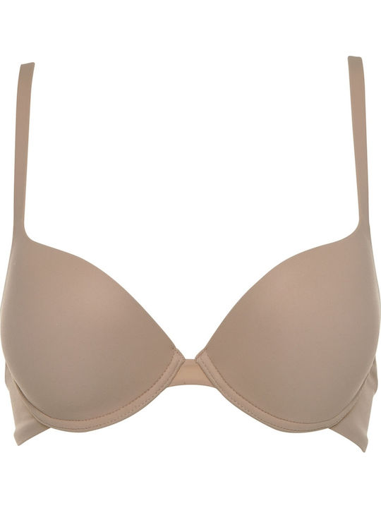 Lormar Souffle Push Up Bra Beige