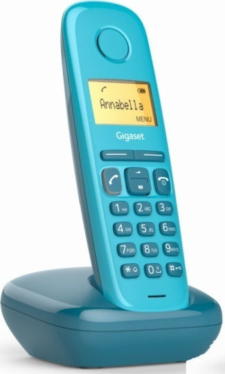 Gigaset A170 Cordless Phone with Greek Menu turquoise