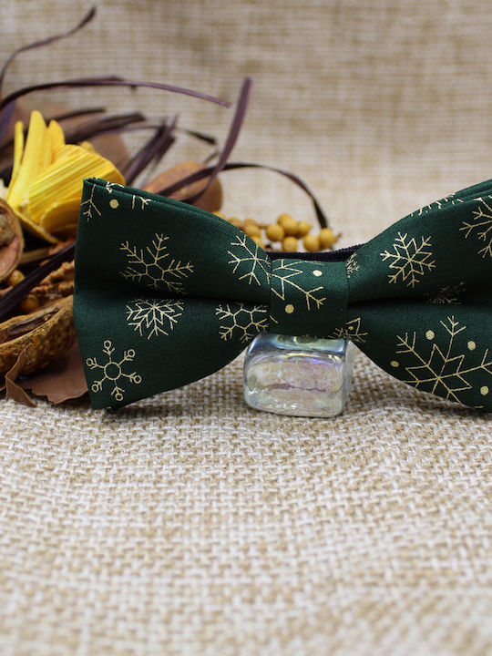 JFashion Kids Fabric Bow Tie Green