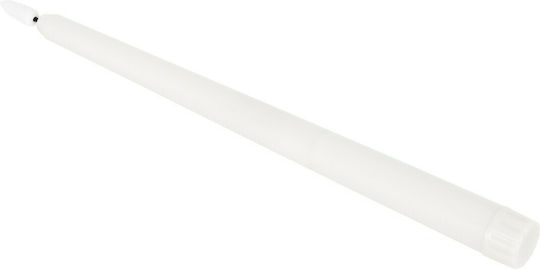 GloboStar Dekorative Lampe Wachs-Politur Weiß 6Stück
