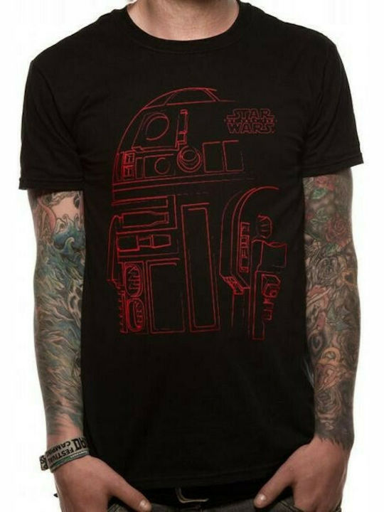 Star Wars 8 The Last Jedi T-shirt σε Μαύρο χρώμα