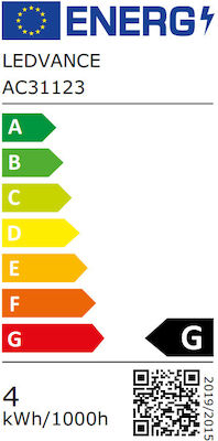 Ledvance Bec inteligent LED 4.2W pentru Soclu GU10 și Formă PAR16 RGBW 250lm Reglabil în intensitate