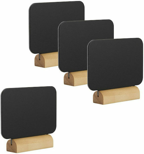 Securit Tischplatte Mini-Kreidetafel 4 Stück 7,5x9cm