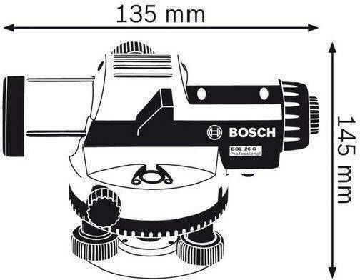 Bosch GOL 26 D Οπτικός Χωροβάτης 26x