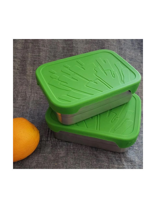 Ecolunchbox Inox Lunch Box Splash Box Green 1180ml