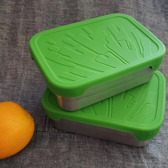Ecolunchbox Splash Box Кутия за обяд Inox Зелен 1180мл 1бр